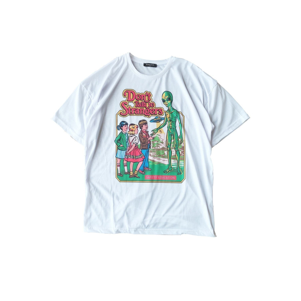 Kozmik Tapestry Unisex Beyaz Baskılı Tshirt Large Beden Bayan T-shirt Fiyatı