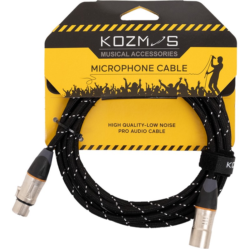 KOZMOS KCL-024-3M XLR-XLR Mikrofon Kablosu - Siyah - 0.45 cm SSD / Solid State Drive Fiyatı