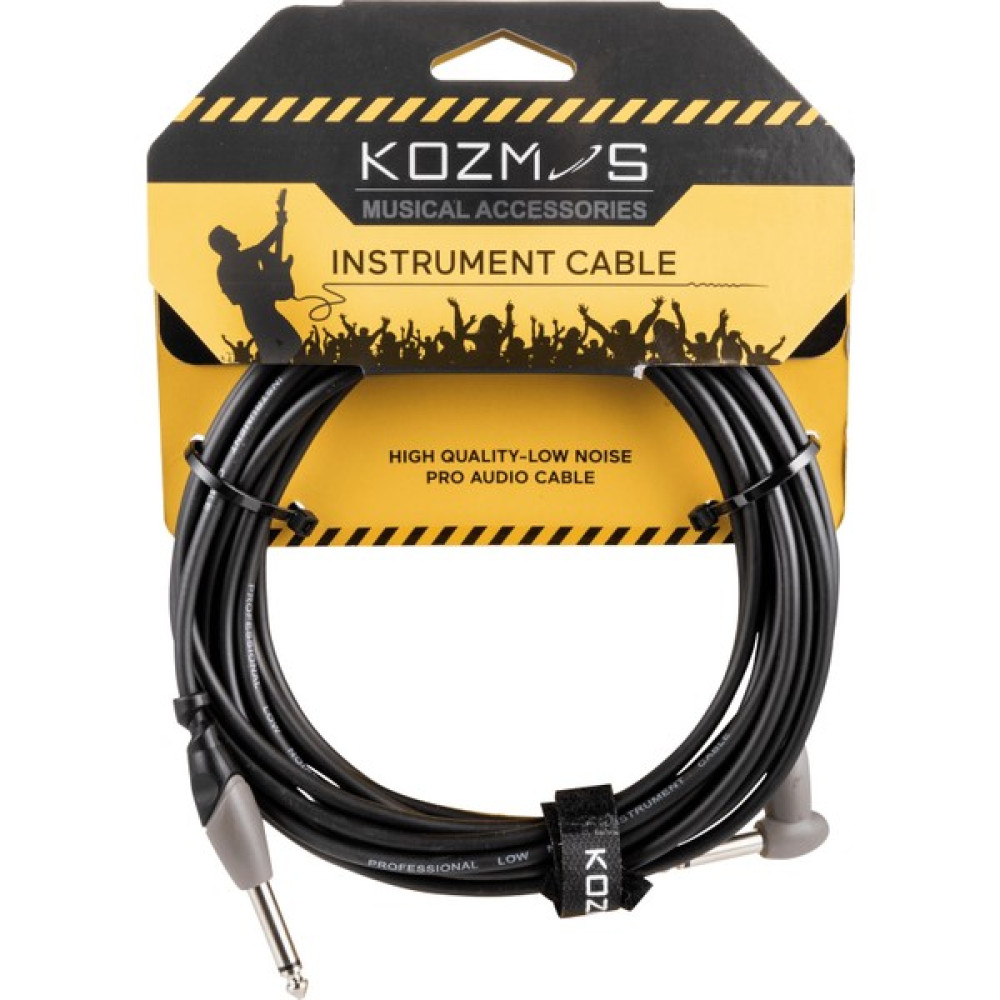 Kozmos KCL-156-6M Siyah/gri 6mt Açılı Enstrüman Kablosu Stüdyo ve Sahne Ekipmanları Fiyatı