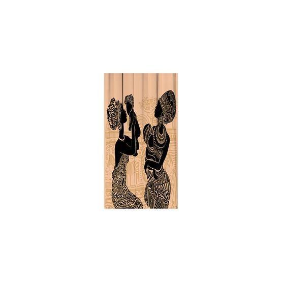 Kozzy Home RFE0465 135 X 270 Saten Baskılı Tek Kanat Fon Perde
