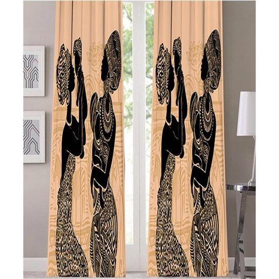 Kozzy Home RFE0465 135 X 270 Saten Baskılı Tek Kanat Fon Perde