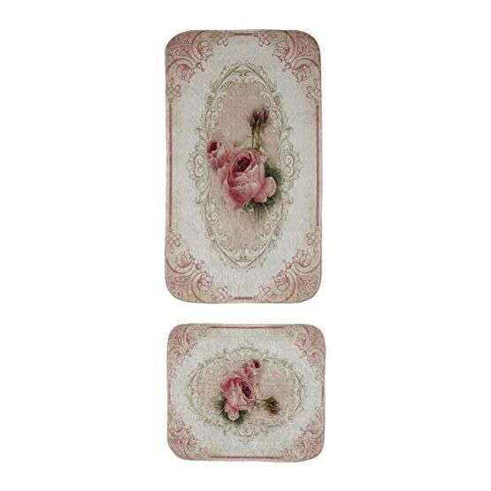 Kozzy Home RFE9558 2'li Dijital Baskılı Banyo Paspası