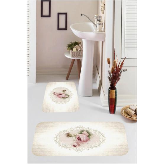 Kozzy Home RFE9559 2'li Dijital Baskılı Banyo Paspası Banyo Halısı Fiyatı