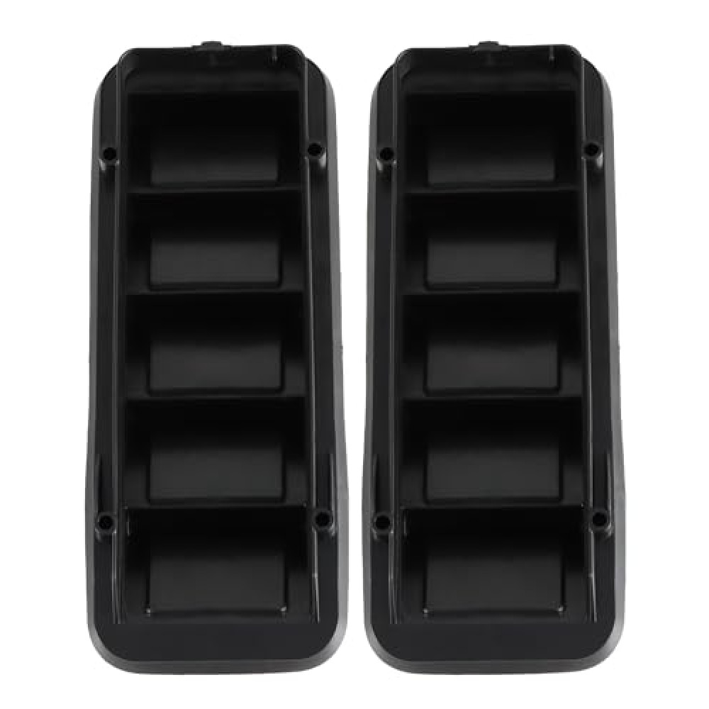 KPALAG 2PCS Upgraded Back Panel Air Vent Relief Grille, Cabin Pressure Air Vent Relief Valve Panel Grille Compatible with Colorado Silverado 1500 2500 3500 Sierra 1500 2500 3500 Replace#: 13596856