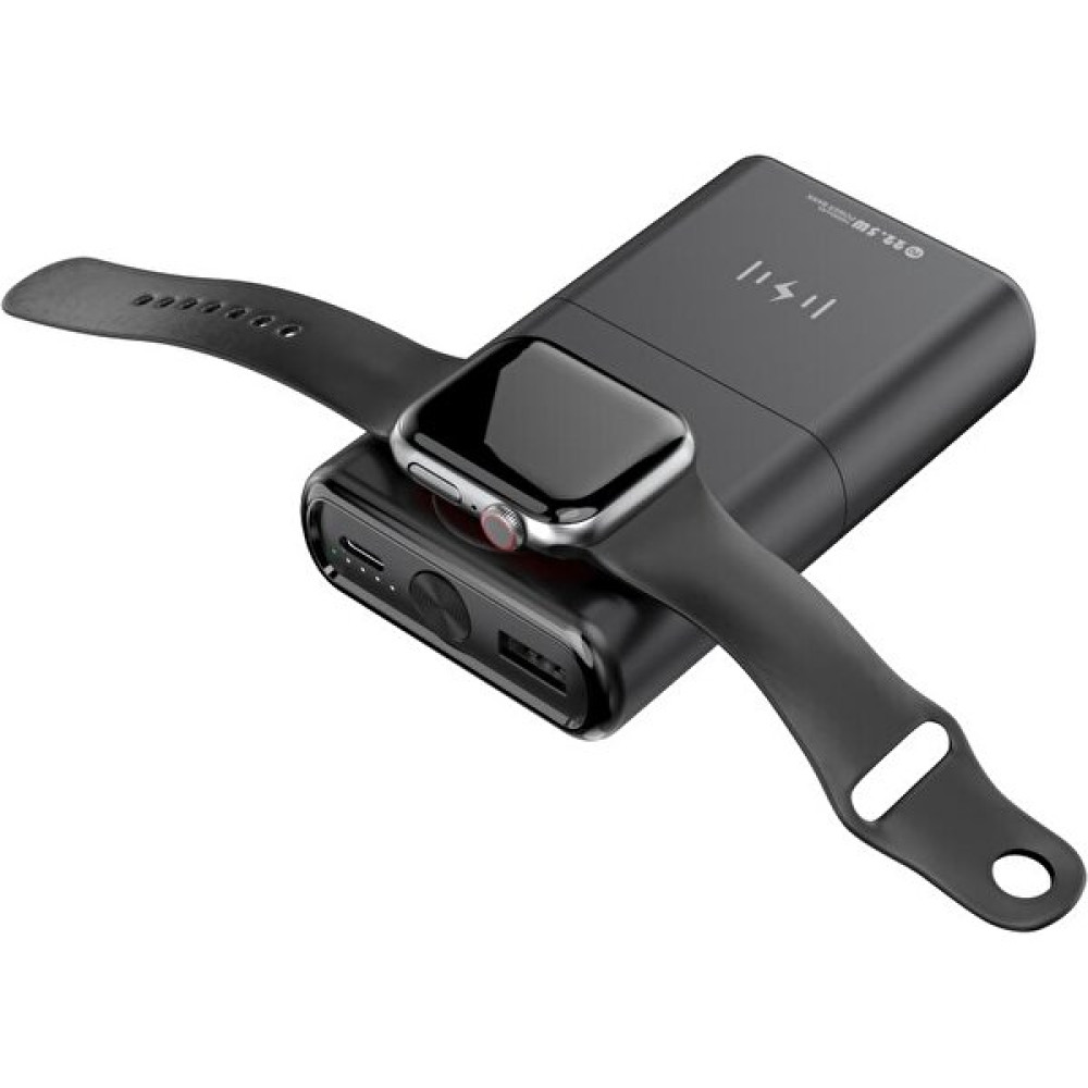 Kpg Power Wp 13 Magsafe Özellikli Akıllı Saat ve Telefon Için Taşınabilir Şarj - Siyah Taşınabilir Şarj Cihazı - Powerbank Fiyatı