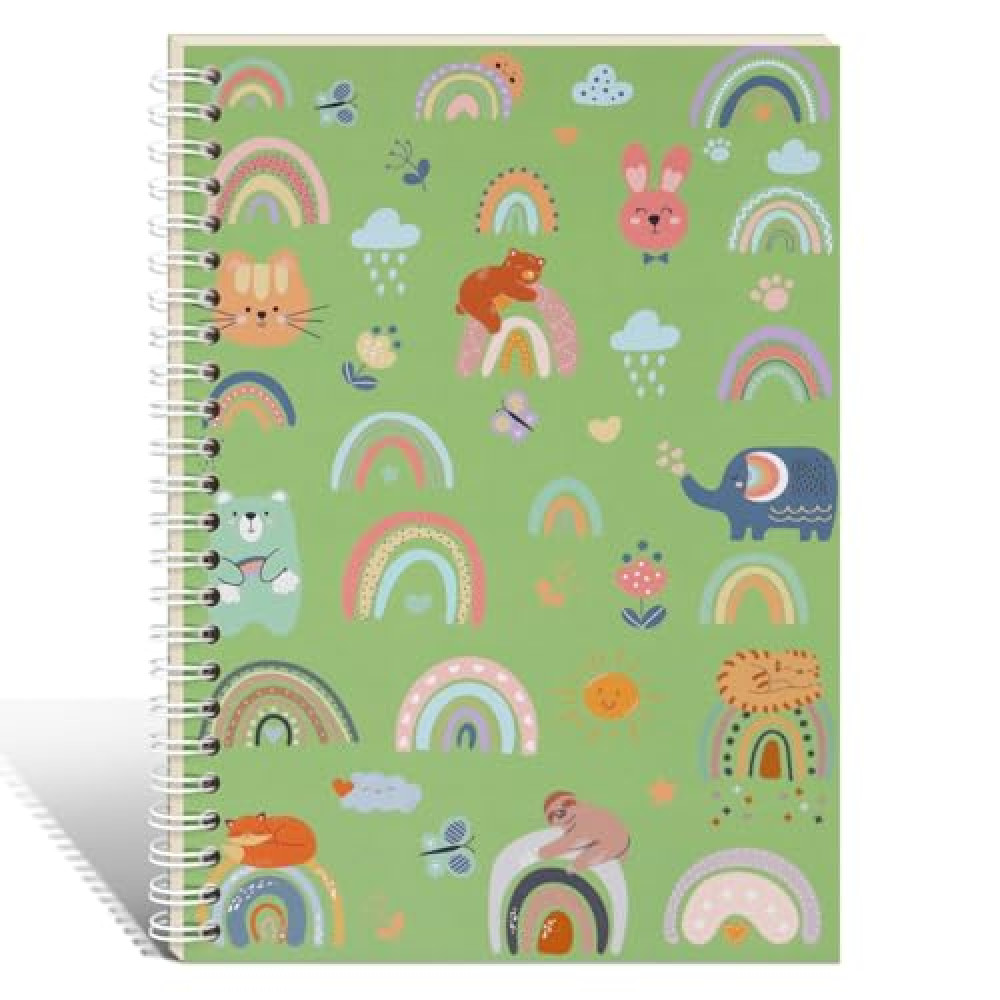 KPOONI Reusable Sticker Book Collecting Album Sticker Storage Book for Adults 37 Sheets Release Paper Sticker Collection Book A5 Size Cute Sticker Keeper Holder (Animals)