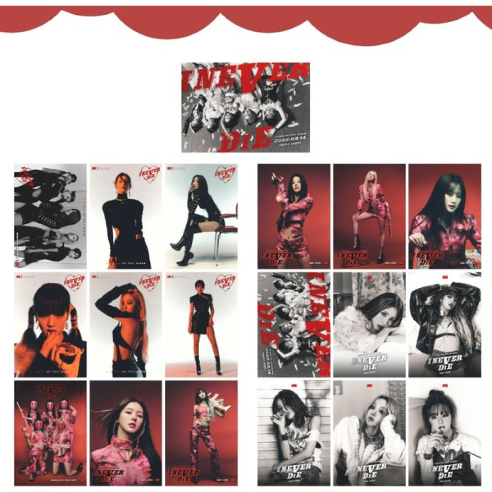 Kpop Dünyası (G)I-Dle '' I Never Die '' Fotokart Seti - 6.5x9.5 cm - Renkli Poster Fiyatı