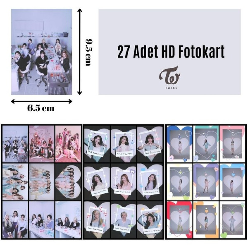 Kpop Dünyası Twince Once '' Formula Of Love '' Fotokart Seti - 6.5x9.5 cm - Renkli Poster Fiyatı