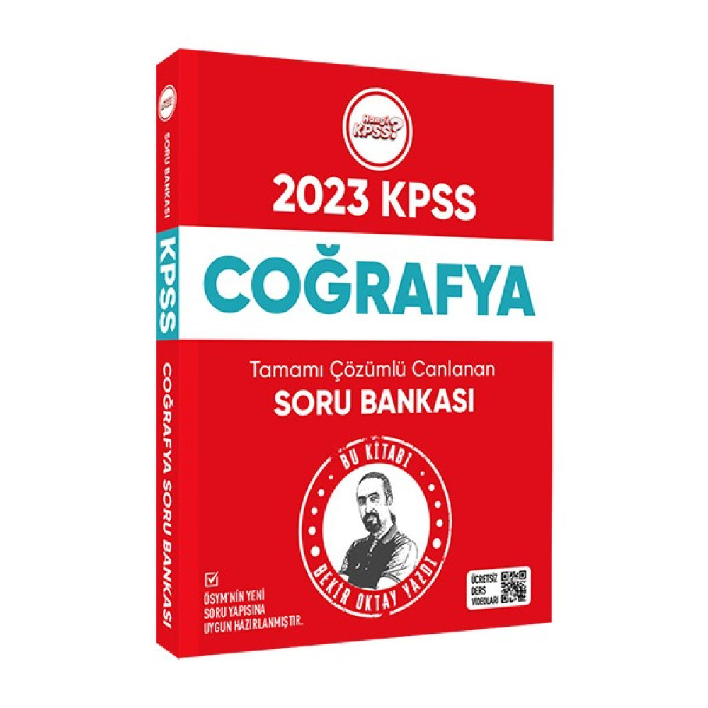 KPSS 2023 Coğrafya Tamamı Çözümlü Canlanan Soru Bankası Hangi KPSS Bekir Oktay KPSS Fiyatı