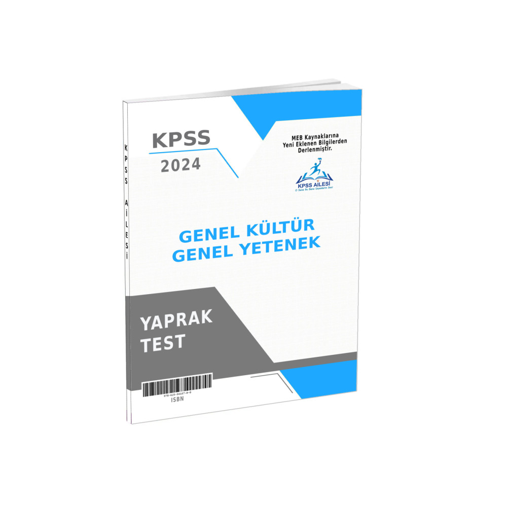 kpss ailesi Genel Kültür Genel Yetenek Yaprak Test Ders Sınav Kitapları Fiyatı