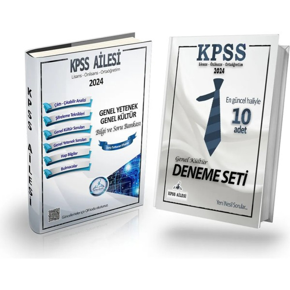 KPSS Ailesi Kazandıran İkili - Şifreli Soru Bankası - Deneme Seti KPSS Fiyatı