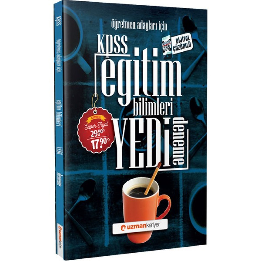 KPSS Eğitim Bilimleri 2020 7 Deneme Dijital Çözümlü Ders Sınav Kitapları Fiyatı