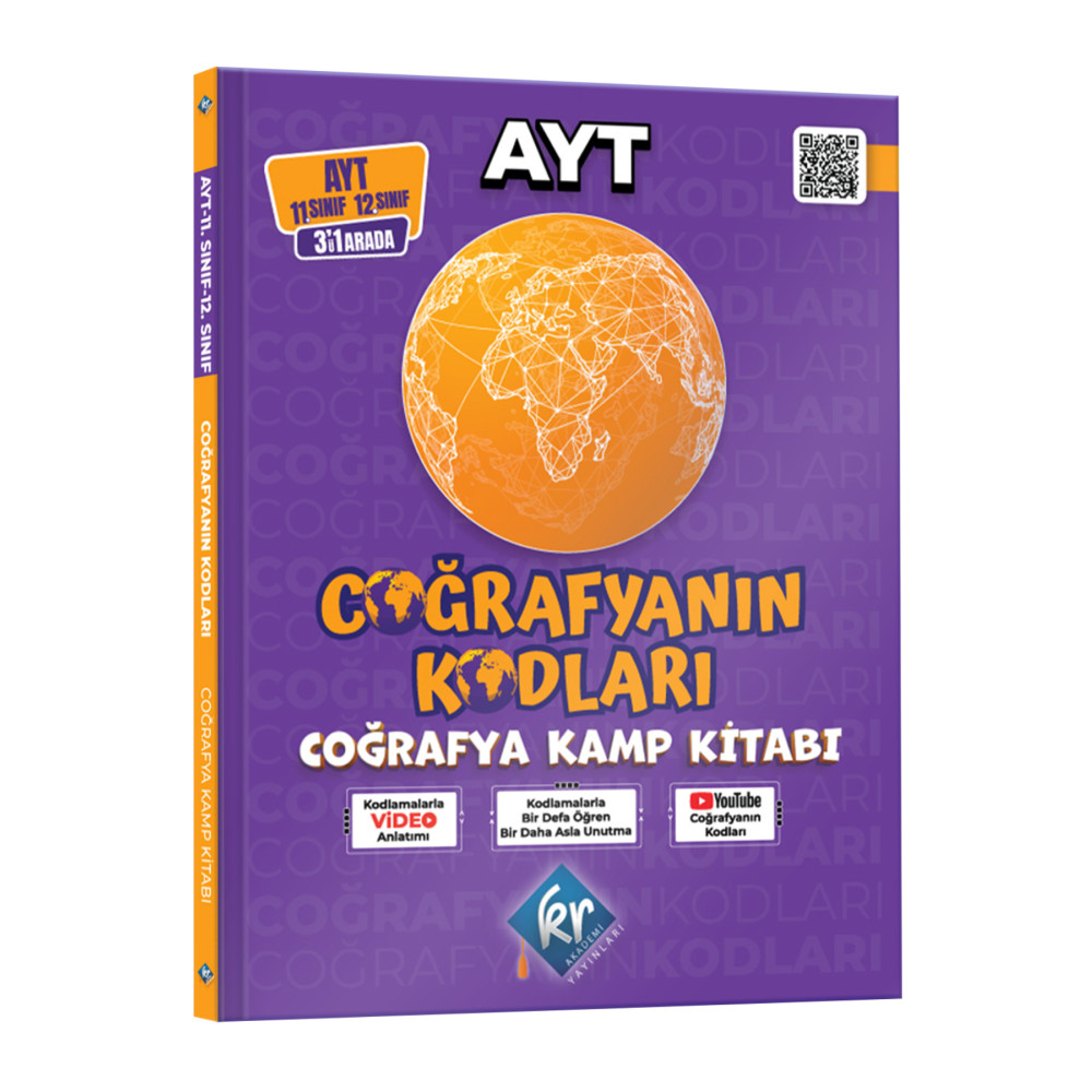 Kr Akademi 2024 Coğrafyanın Kodları Ayt Coğrafya Kamp Kitabı Ders Sınav Kitapları Fiyatı
