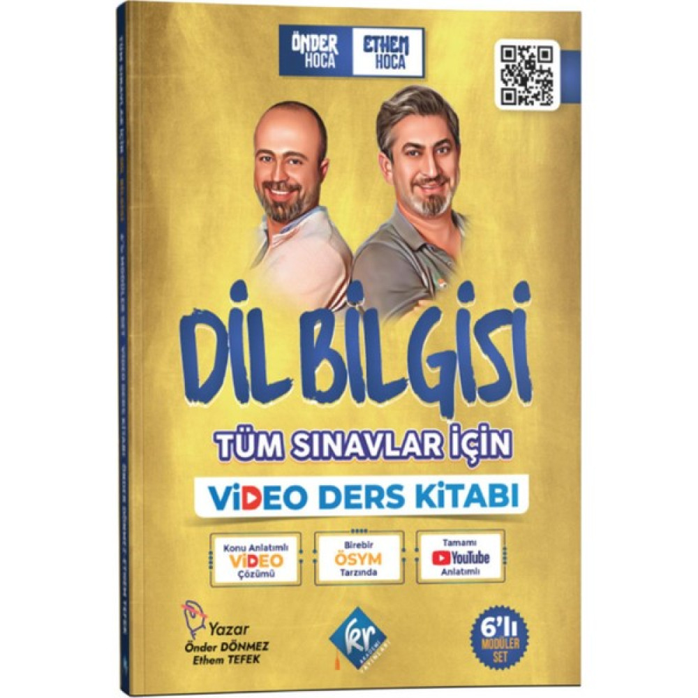 Kr Akademi Önder Hoca ve Ethem Hoca Tüm Sınavlar Için Dil Bilgisi Video Ders Kitabı Temel Yeterlilik Testi (TYT) Fiyatı