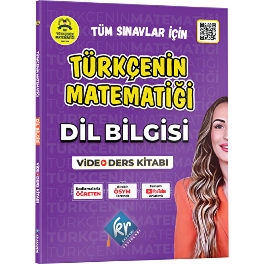 Kr Akademi Türkçenin Matematiği Tüm Sınavlar Için Dil Bilgisi Video Ders Kitabı Türkçe Fiyatı