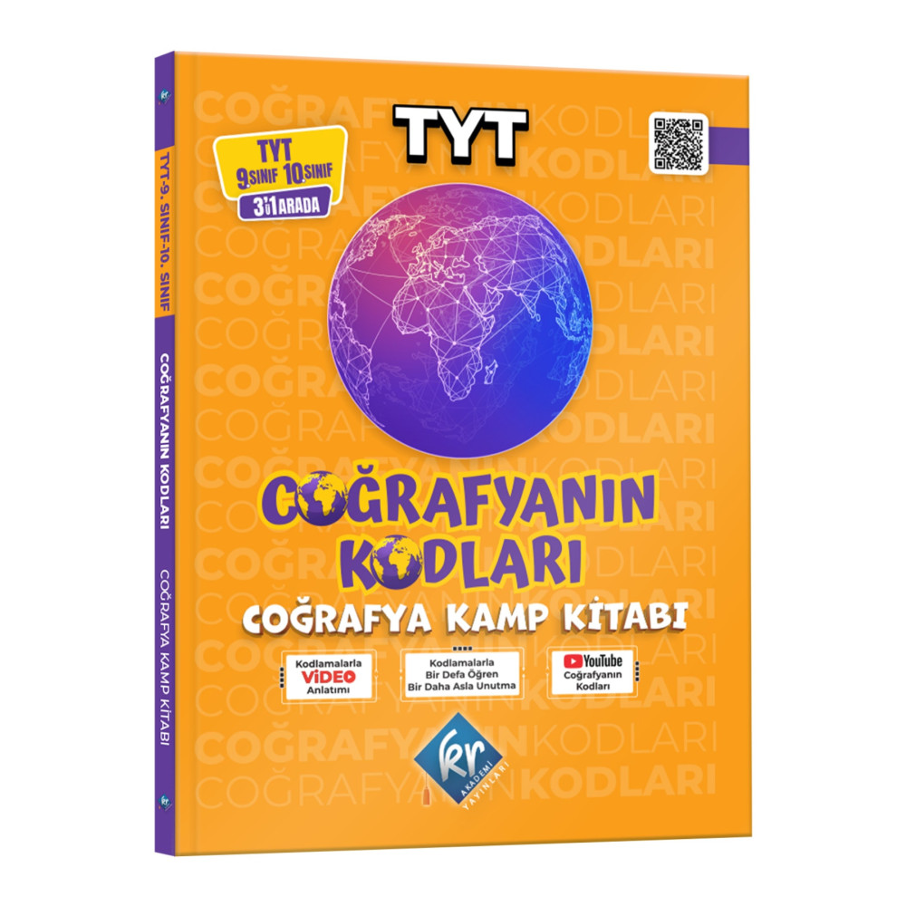 Kr Akademi Tyt Coğrafya 9. Sınıf 10. Sınıf Coğrafyanın Kodları Video Ders Kitabı Yardımcı Kitaplar Fiyatı