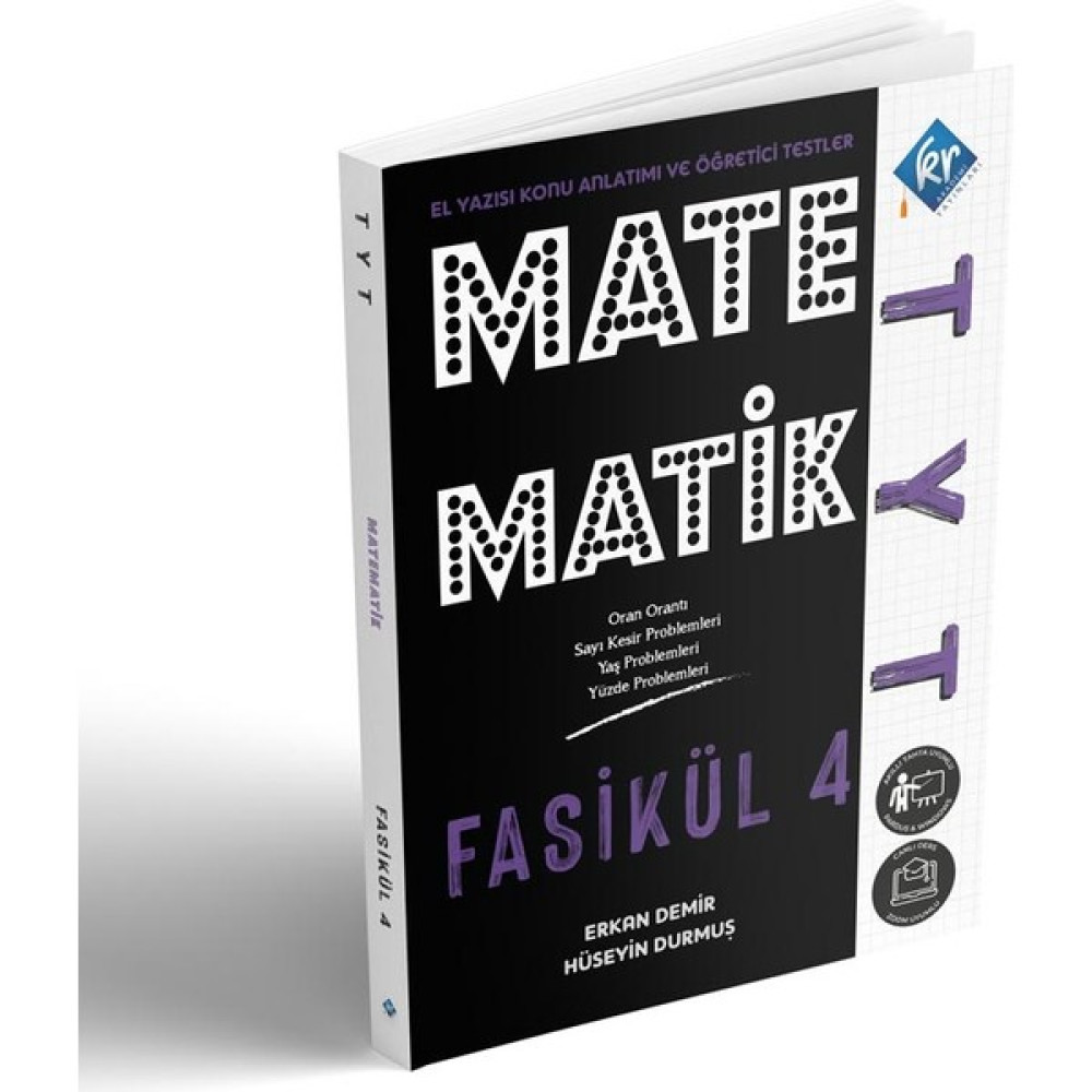 Kr Akademi TYT Matematik El Yazısı Konu Anlatım 4. Fasikül Matematik Fiyatı
