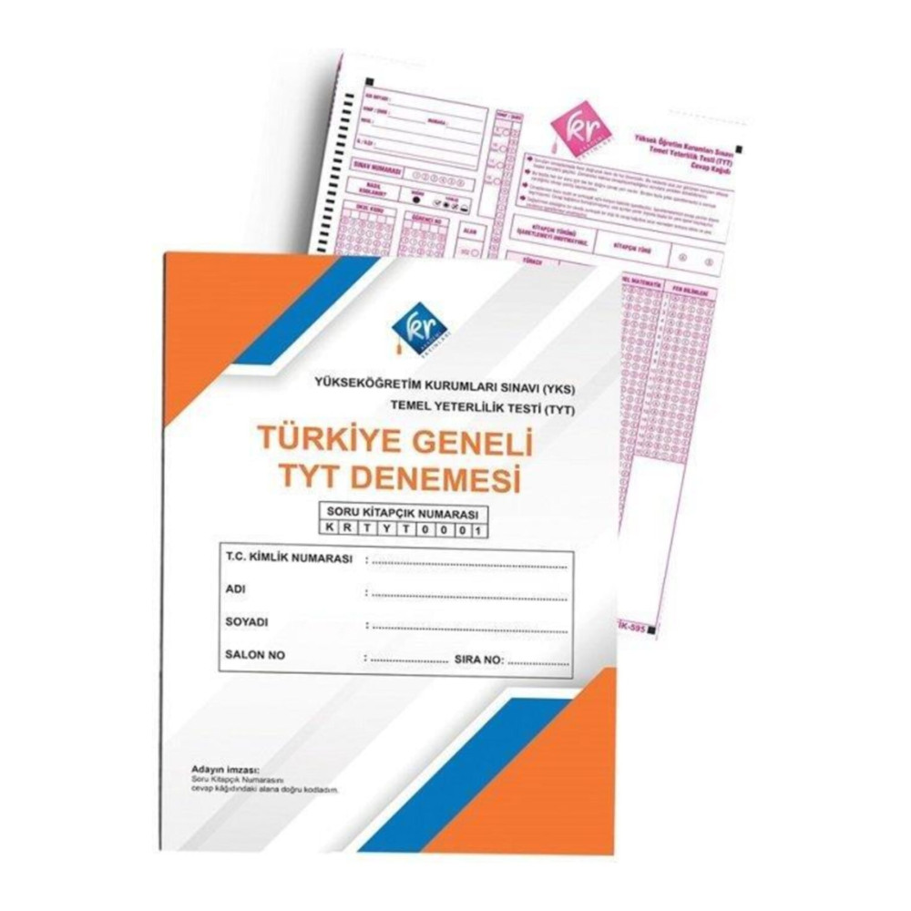 KR Akademi Yayınları 2024 Türkiye Geneli Tamamı Video Çözümlü Yks Tyt Deneme Optik Form Hediyeli Ders Sınav Kitapları Fiyatı