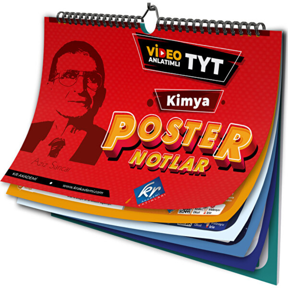 Kr Akademi Yayınları 2024 TYT Kimya Poster Notlar Temel Yeterlilik Testi (TYT) Fiyatı