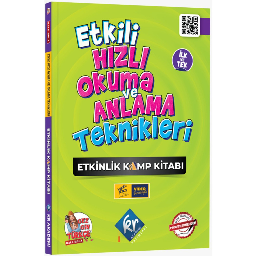 KR Akademi Yayınları Gezgin Türkçe Hale Hoca Etkili Hızlı Okuma Anlama Teknikleri Ders Sınav Kitapları Fiyatı
