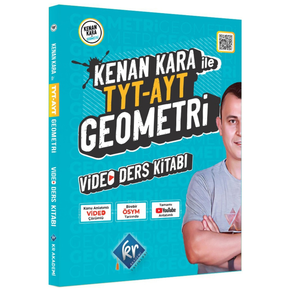 KR Akademi Yayınları Kenan Kara Ile Tyt-ayt Geometri Video Ders Kitabı Ders Sınav Kitapları Fiyatı