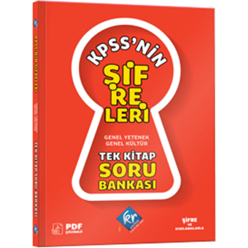 Kr Akademi Yayınları KPSS'nin Şifreleri Genel Yetenek Genel Kültür Tek Kitap Soru Bankası KPSS Fiyatı