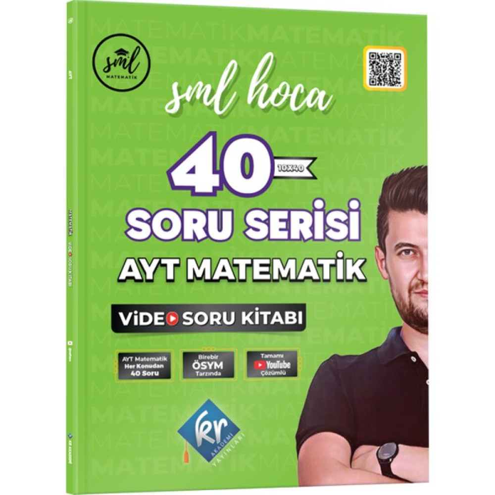 Kr Akademi Yayınları SML Hoca AYT Matematik 40 Soru Serisi Video Soru Kitabı Matematik Fiyatı
