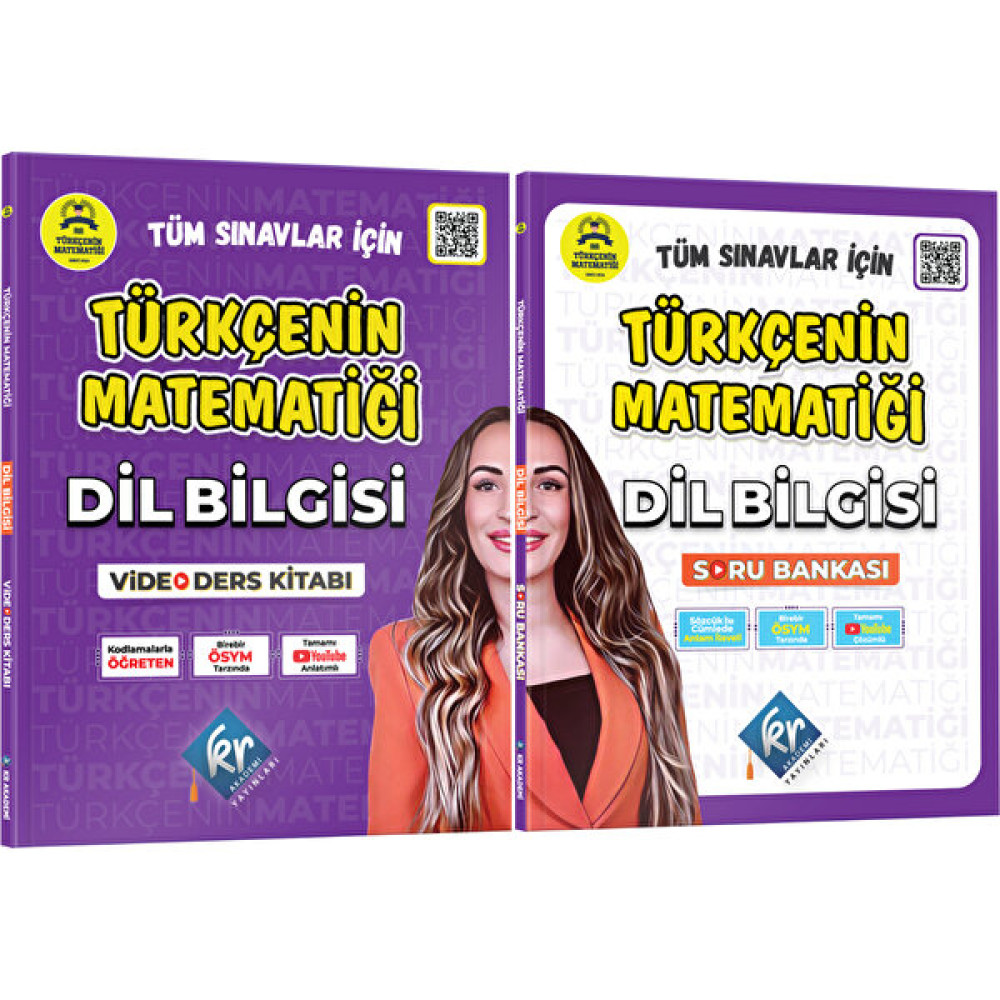 Kr Akademi Yayınları Türkçenin Matematiği Tüm Sınavlar Için Dil Bilgisi Video Ders Kitabı & Soru Bankası Seti Türkçe Fiyatı
