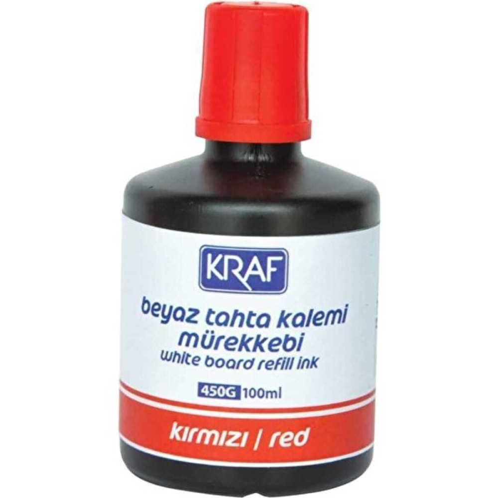 Kraf 100ML Beyaz Tahta Kırmızı Kalem Mürekkep Yazı Tahtası Kalemi Fiyatı