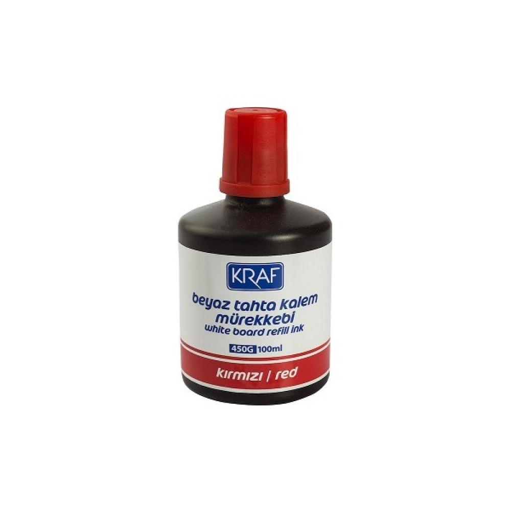 Kraf Beyaz Tahta Kalem Mürekkebi 100ML Kırmızı 450G 6 Adet Kalem Kartuşu & Mürekkebi Fiyatı