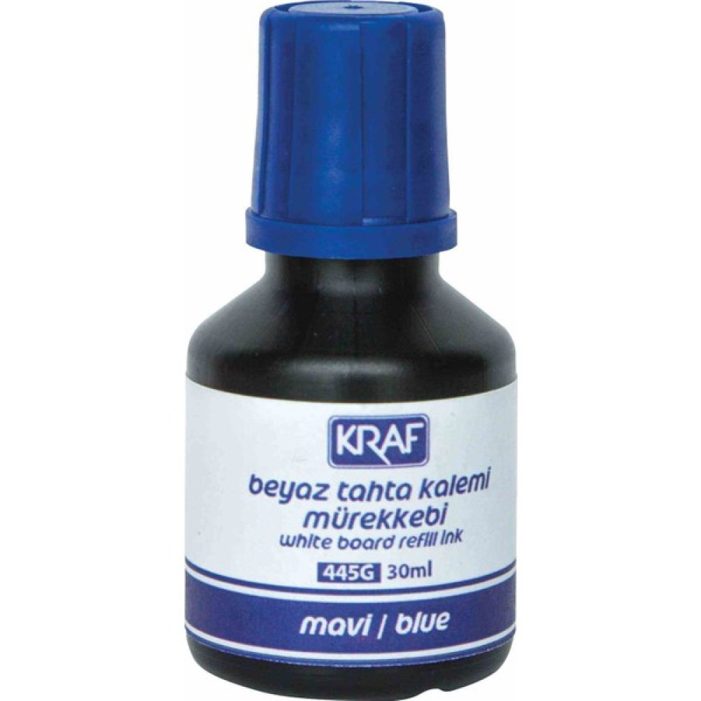 Kraf Beyaz Tahta Kalem Mürekkebi 30Ml Mavi 445G Yazı Tahtası Kalemi Fiyatı