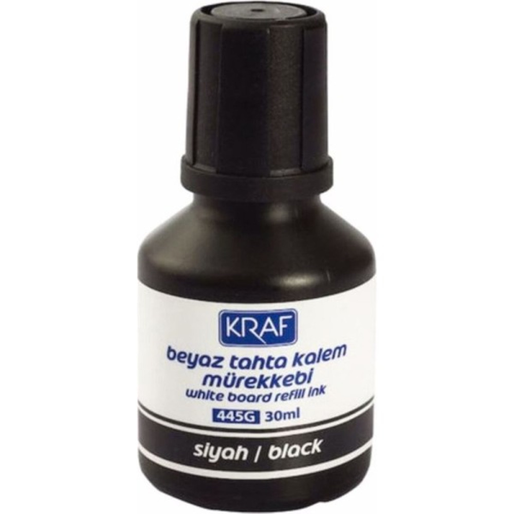 Kraf Beyaz Tahta Kalemi Mürekkebi Siyah 30ML Kalem Kartuşu & Mürekkebi Fiyatı