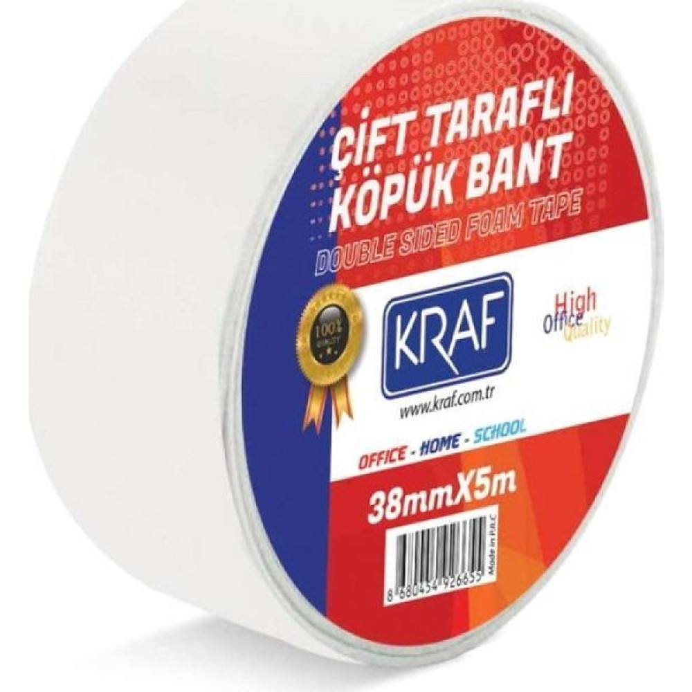 Kraf Çift Taraflı Köpük Bant 38 x 5 mm Selobant Fiyatı