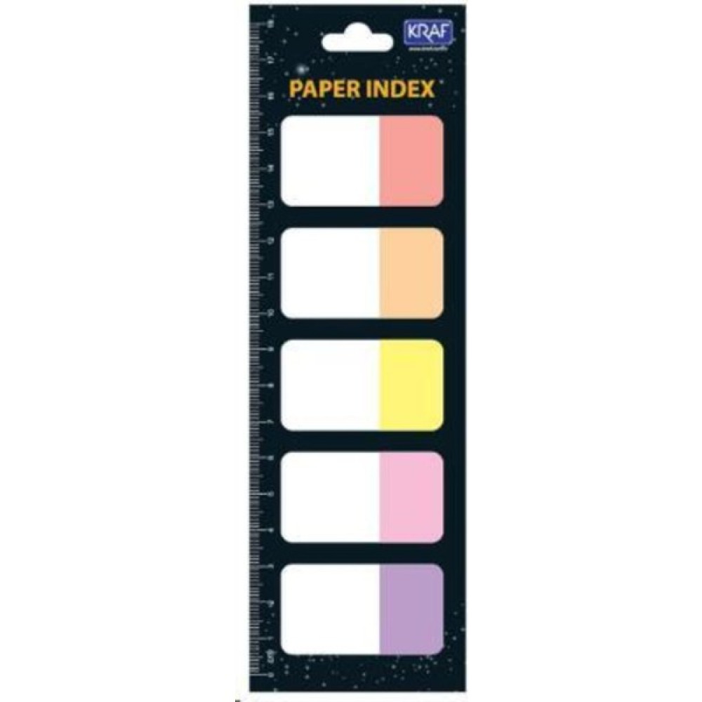Kraf Index Kağıt 25X42MM 5 Renk* 20YP Flag 1555 Not Defteri & Bloknot Fiyatı