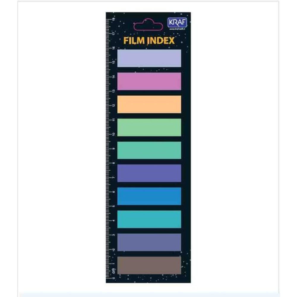 Kraf Kale Kraf Index Fılm (Pp) 13X44MM 10 Renk x 20YP 51246 Not Defteri & Bloknot Fiyatı