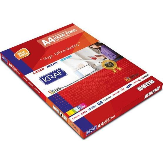 Kraf KF-2270 40x20 mm Lazer Etiket