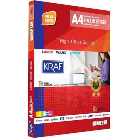 Kraf KF-2270 40x20 mm Lazer Etiket