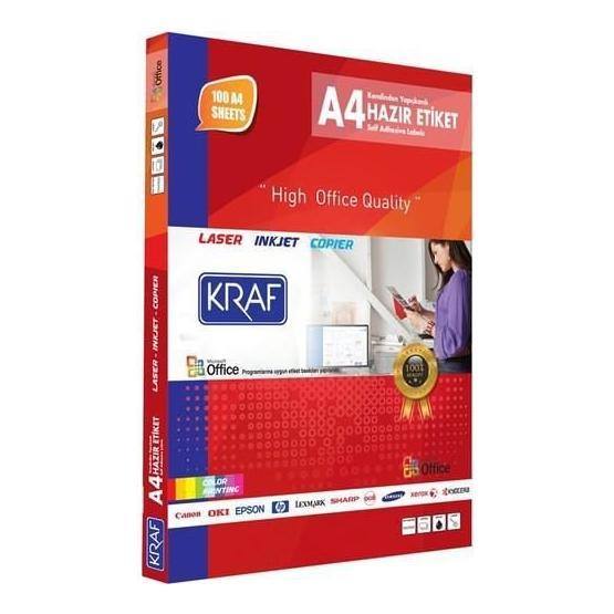 Kraf KF-2270 40x20 mm Lazer Etiket