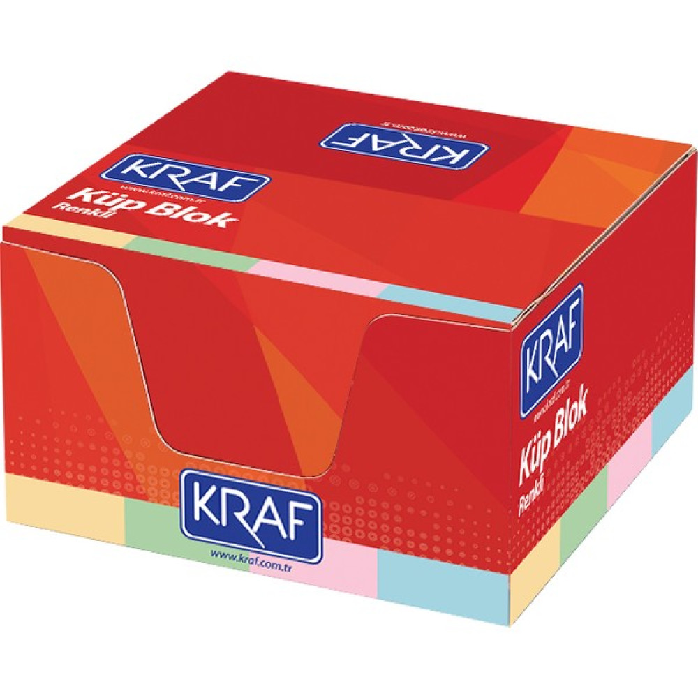 Kraf Küp Blok Renkli 8 x 8 cm 117G Not Defteri & Bloknot Fiyatı
