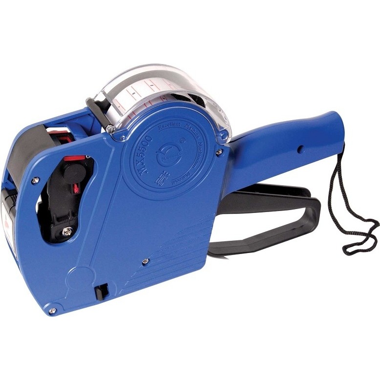 Kraf MX-5500 8 Haneli Etiket Makinesi Mavi Renk Ergonomik Tasarım 1 Adet Etiket Makinesi Fiyatı