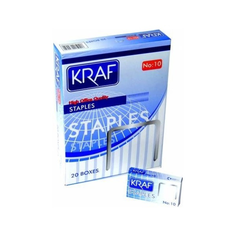 Kraf No 10 Zımba Teli Beyaz - 1000'li 20 Kutu Zımba Teli Sökücü Fiyatı