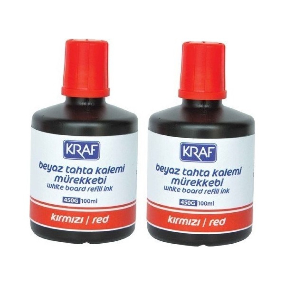Kraf Tahta Kalem Mürekkebi Kırmızı 100 ml x 2 Adet Kalem Kartuşu & Mürekkebi Fiyatı