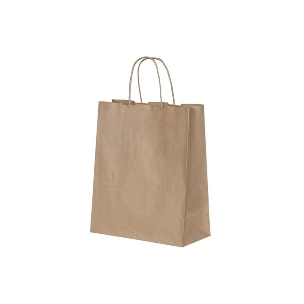 Kraft Çanta 25x12x31 ( 50 Adet ) ( Kağıt Poşet Çanta ) Çöp Poşetleri Fiyatı