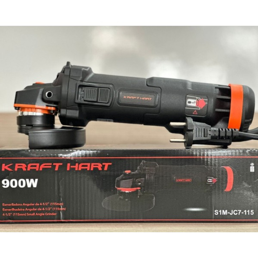Kraft Hart Profesyonel 900 W 115 mm Avuç Içi Taşlama Spiral Siyah Taşlama Makinesi Fiyatı