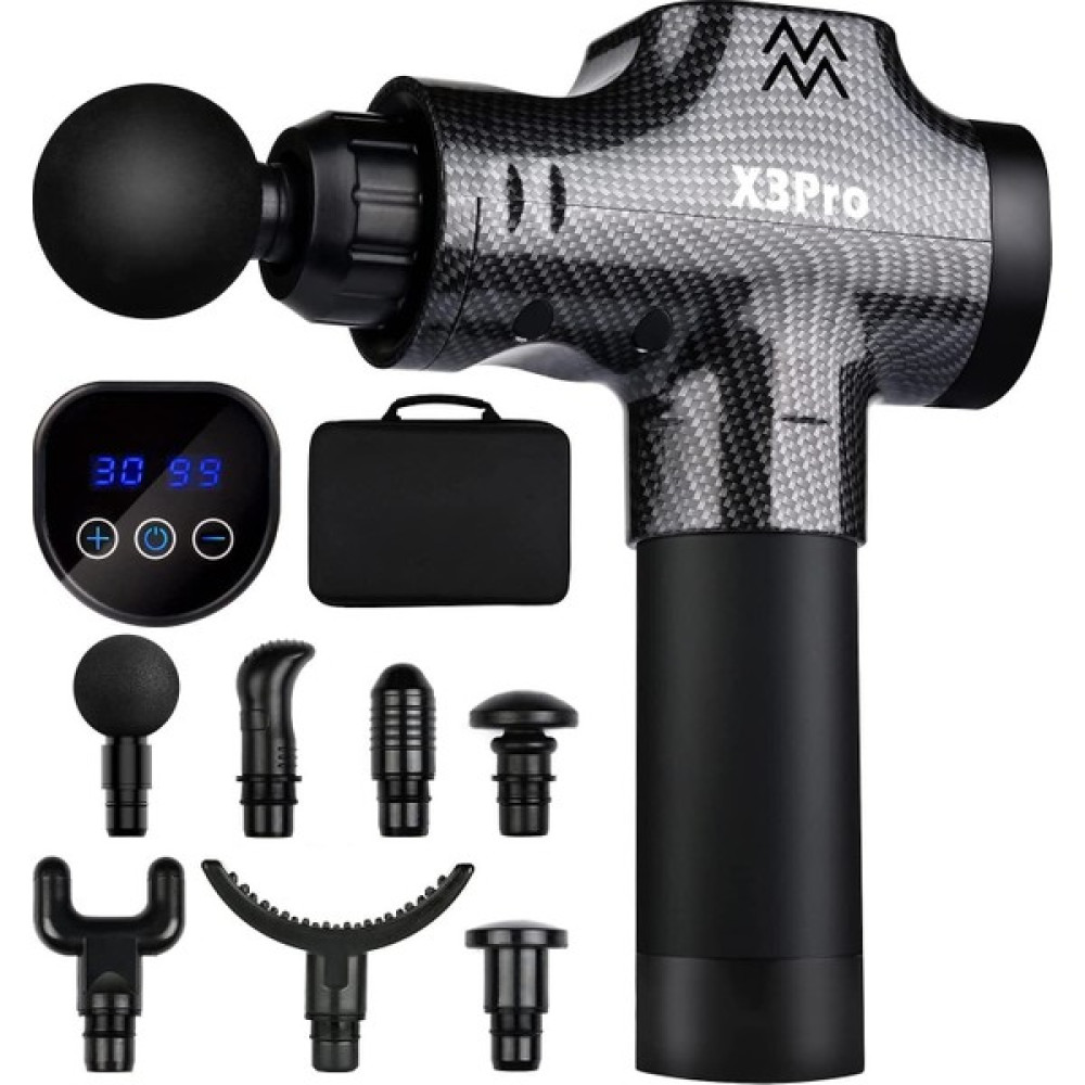 Kraft Hart X3PRO Masaj Tabancası 24v Spor Vurmalı Süper Sessiz Fırçasız Motor, Karbon Masaj Cihazları Fiyatı