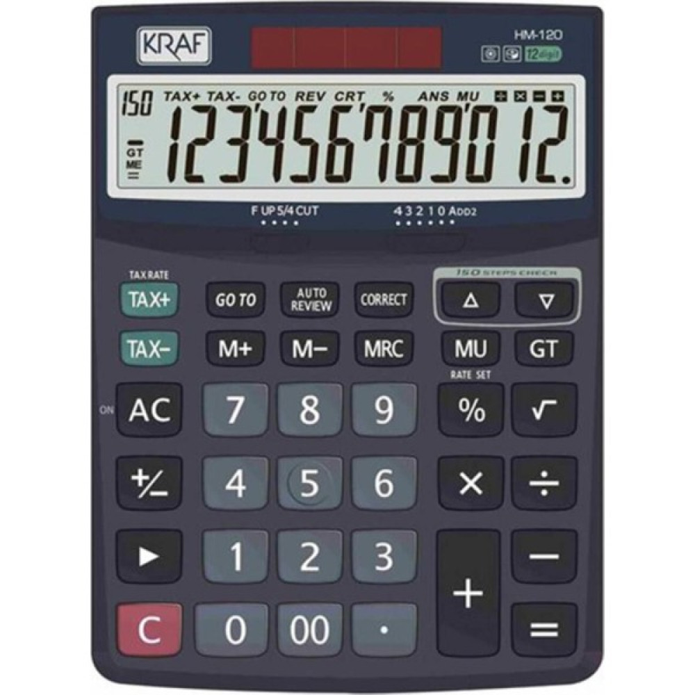 Kraft Masaüstü Hesap Makinesi 12 Hane HM-120 Oto Boyaları Fiyatı