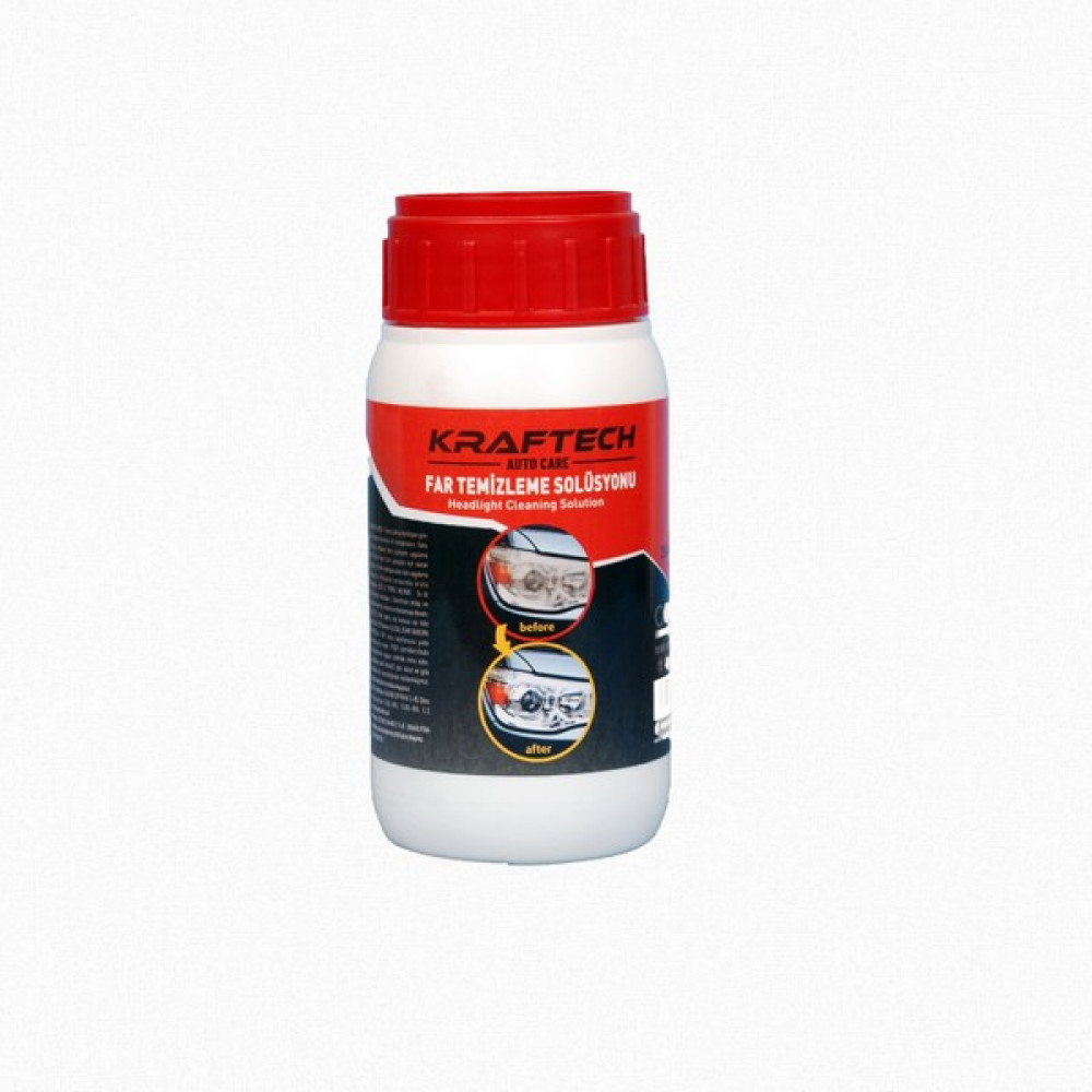 Kraftech Yeni Nesil Araba Far Temizleme Sıvısı Far Temizleme Solüsyonu Kloroform Uyumlu 250GR - 0,25 kg Oto Çizik Giderici Fiyatı