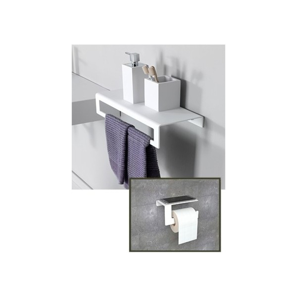 Kraker Metal Banyo Havlu Askılıgı ve Tuvalut Kagıdı Askılı - Yok - Beyaz Eşya Saklama / Düzenleme Fiyatı