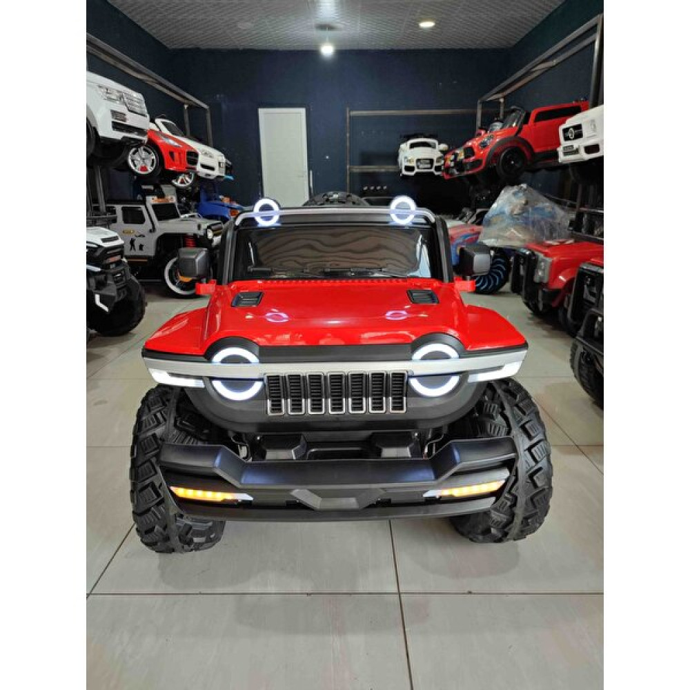 Kral 4x4 Jeep 12 Volt  Akülü Araba - Kırmızı Akülü Araba Fiyatı