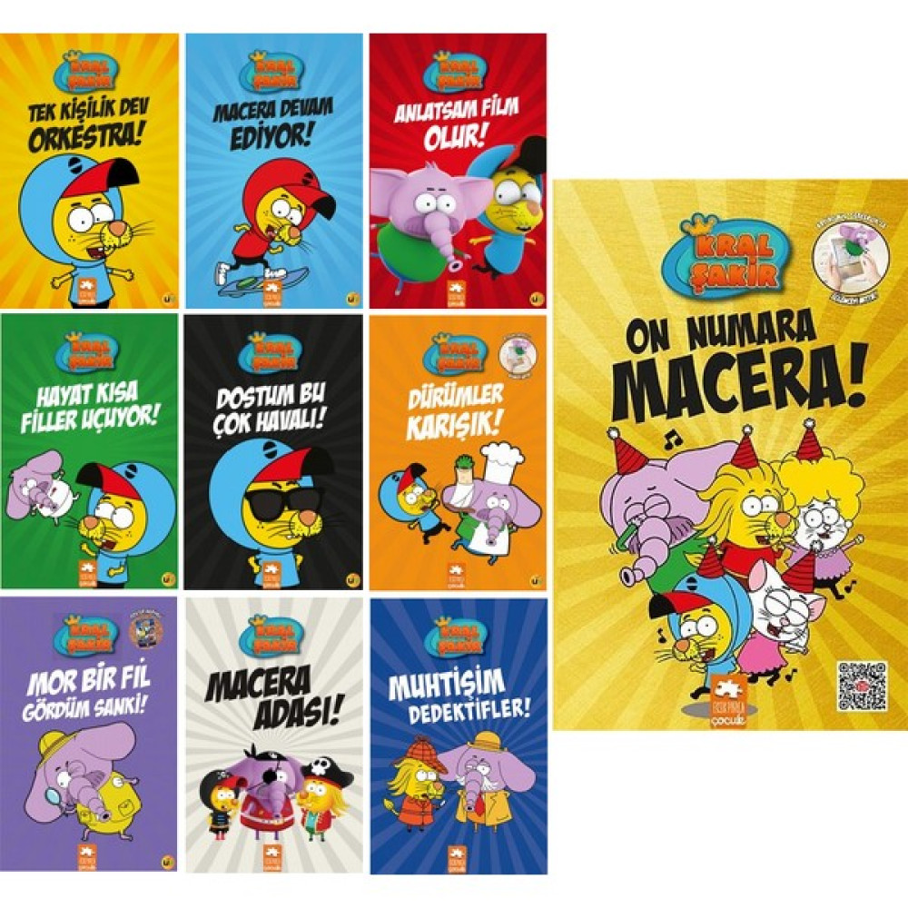 Kral Şakir 10 Kitap Set - Varol Yaşaroğlu Çocuk Öykü Fiyatı